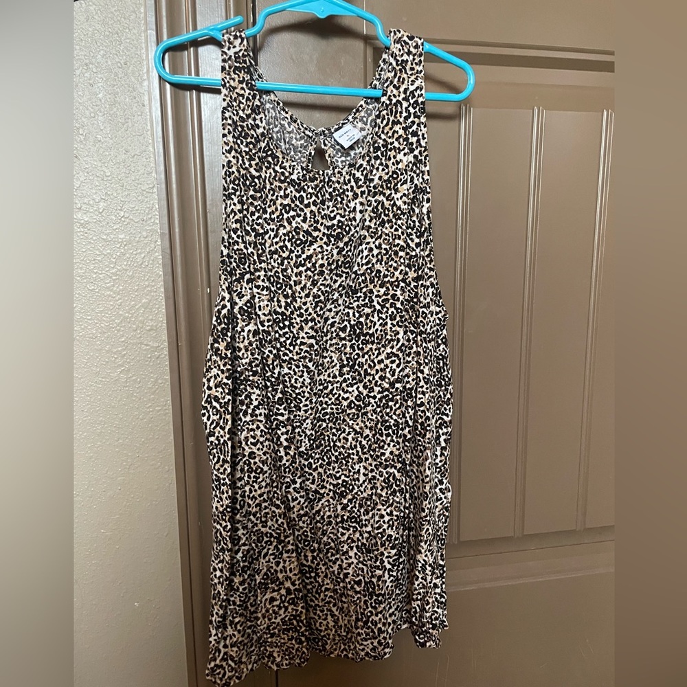Leopard print tank